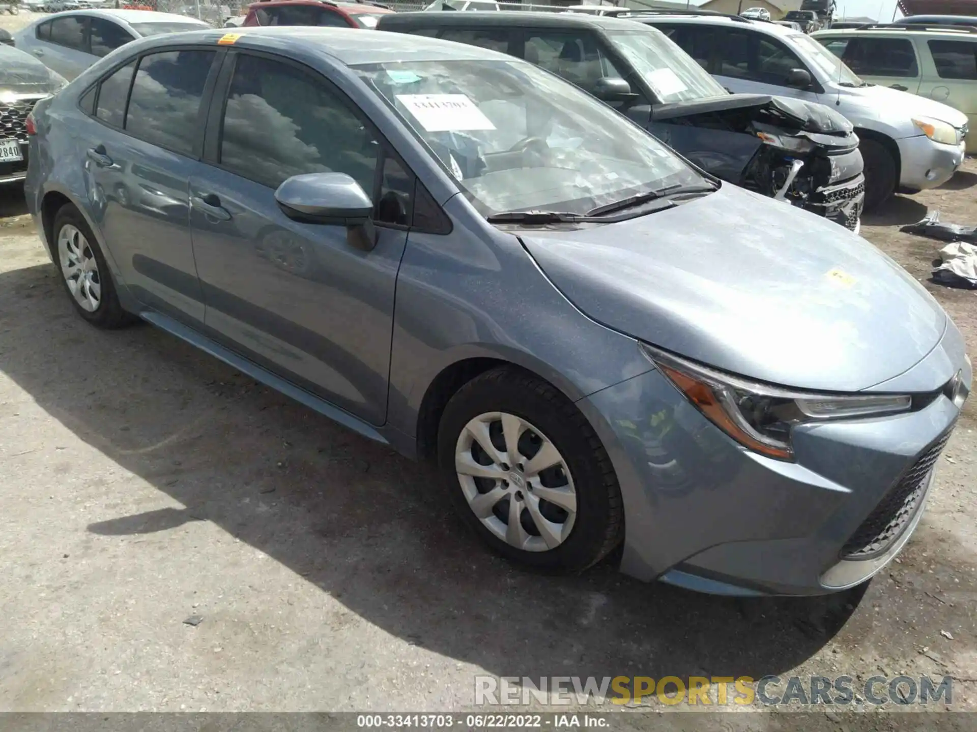 1 Photograph of a damaged car JTDEPMAE7N3000733 TOYOTA COROLLA 2022