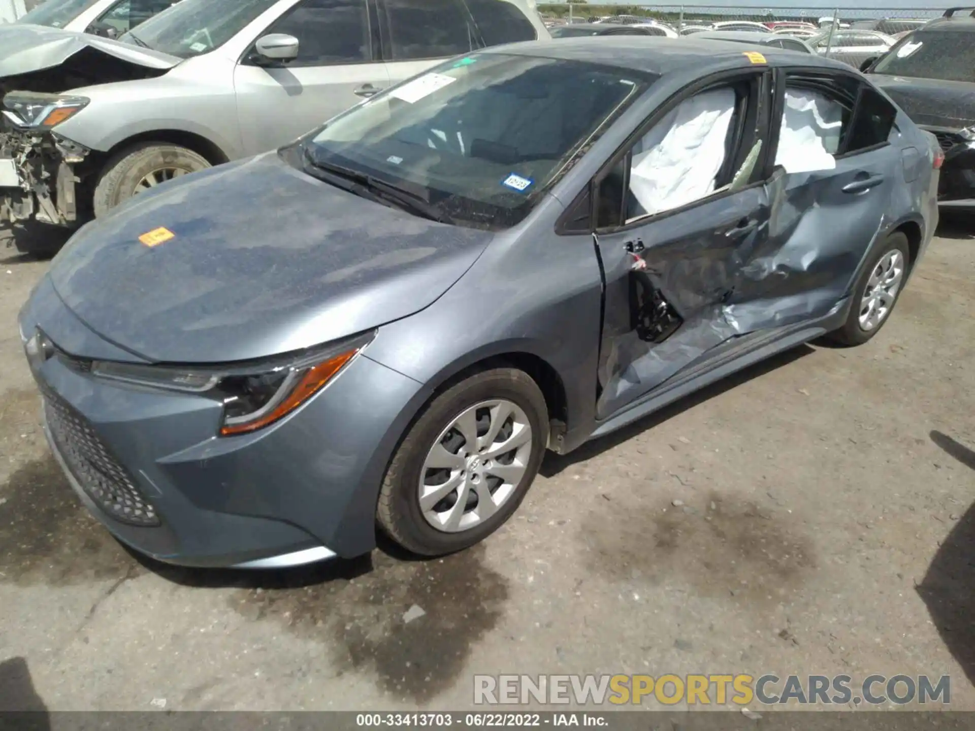 2 Photograph of a damaged car JTDEPMAE7N3000733 TOYOTA COROLLA 2022