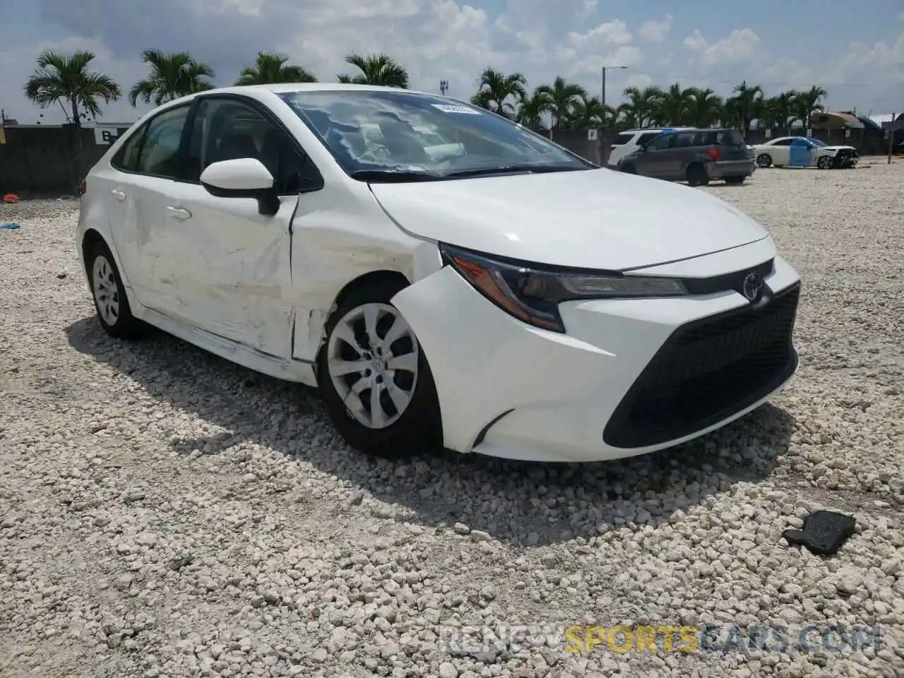 1 Photograph of a damaged car JTDEPMAE7N3001137 TOYOTA COROLLA 2022