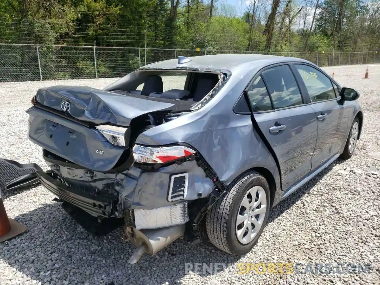 4 Photograph of a damaged car JTDEPMAE7N3001705 TOYOTA COROLLA 2022