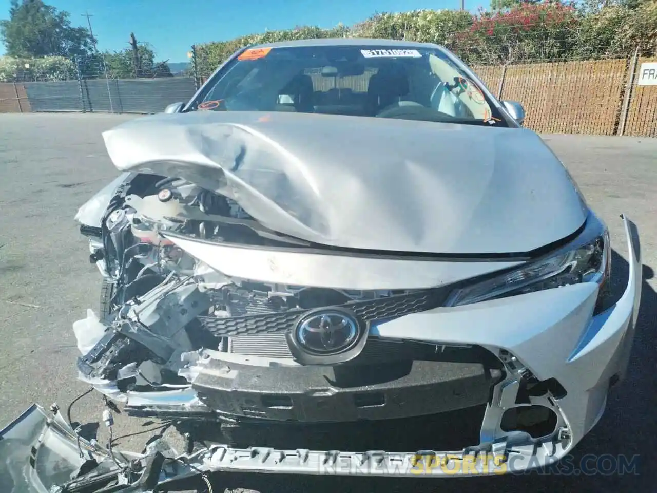 9 Photograph of a damaged car JTDEPMAE7N3004989 TOYOTA COROLLA 2022