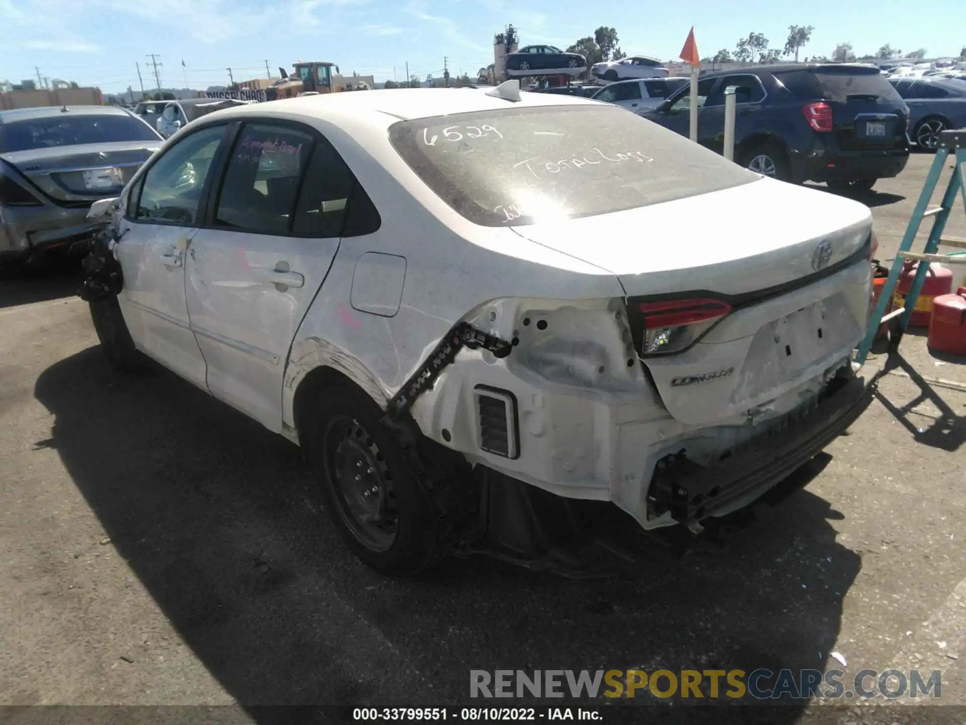 3 Photograph of a damaged car JTDEPMAE7N3005351 TOYOTA COROLLA 2022