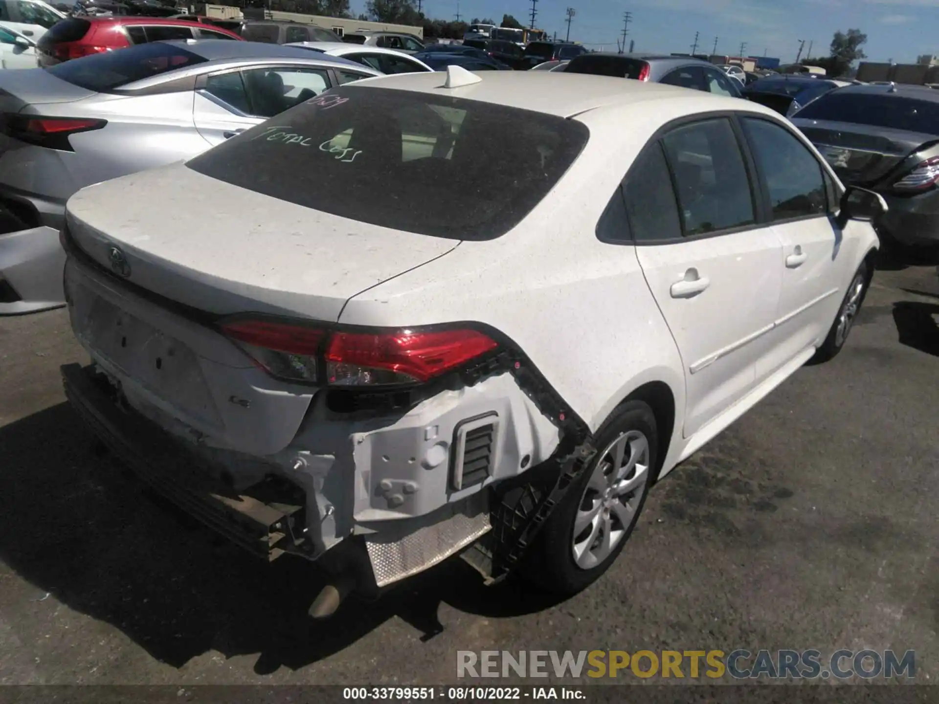 4 Photograph of a damaged car JTDEPMAE7N3005351 TOYOTA COROLLA 2022