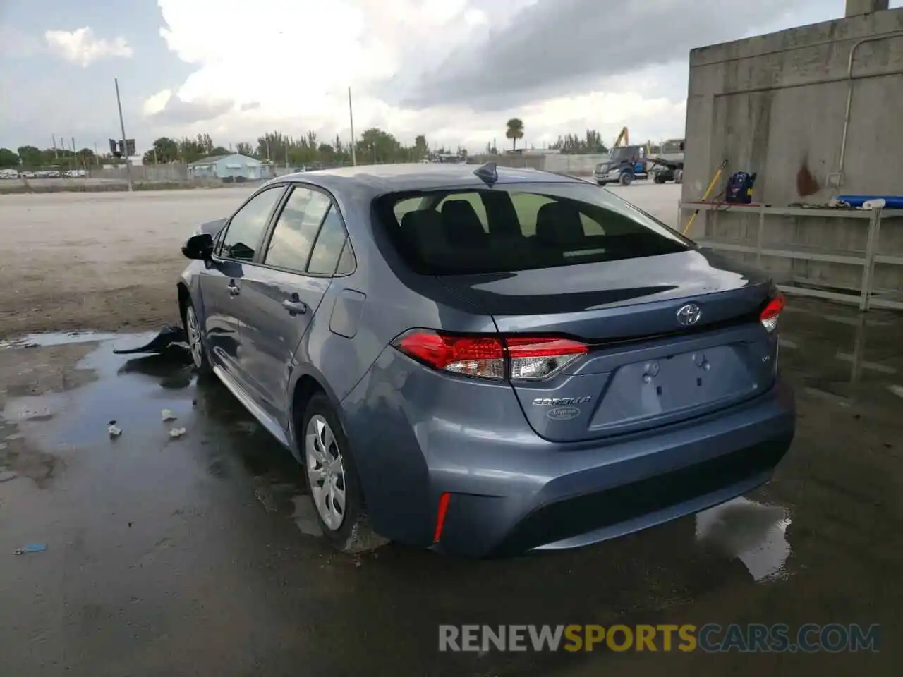 3 Photograph of a damaged car JTDEPMAE7N3008489 TOYOTA COROLLA 2022