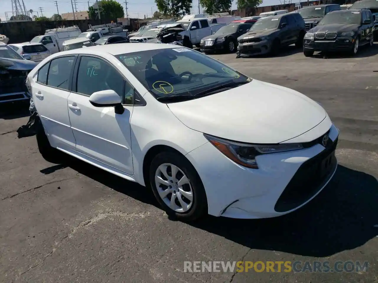 1 Photograph of a damaged car JTDEPMAE7N3011120 TOYOTA COROLLA 2022