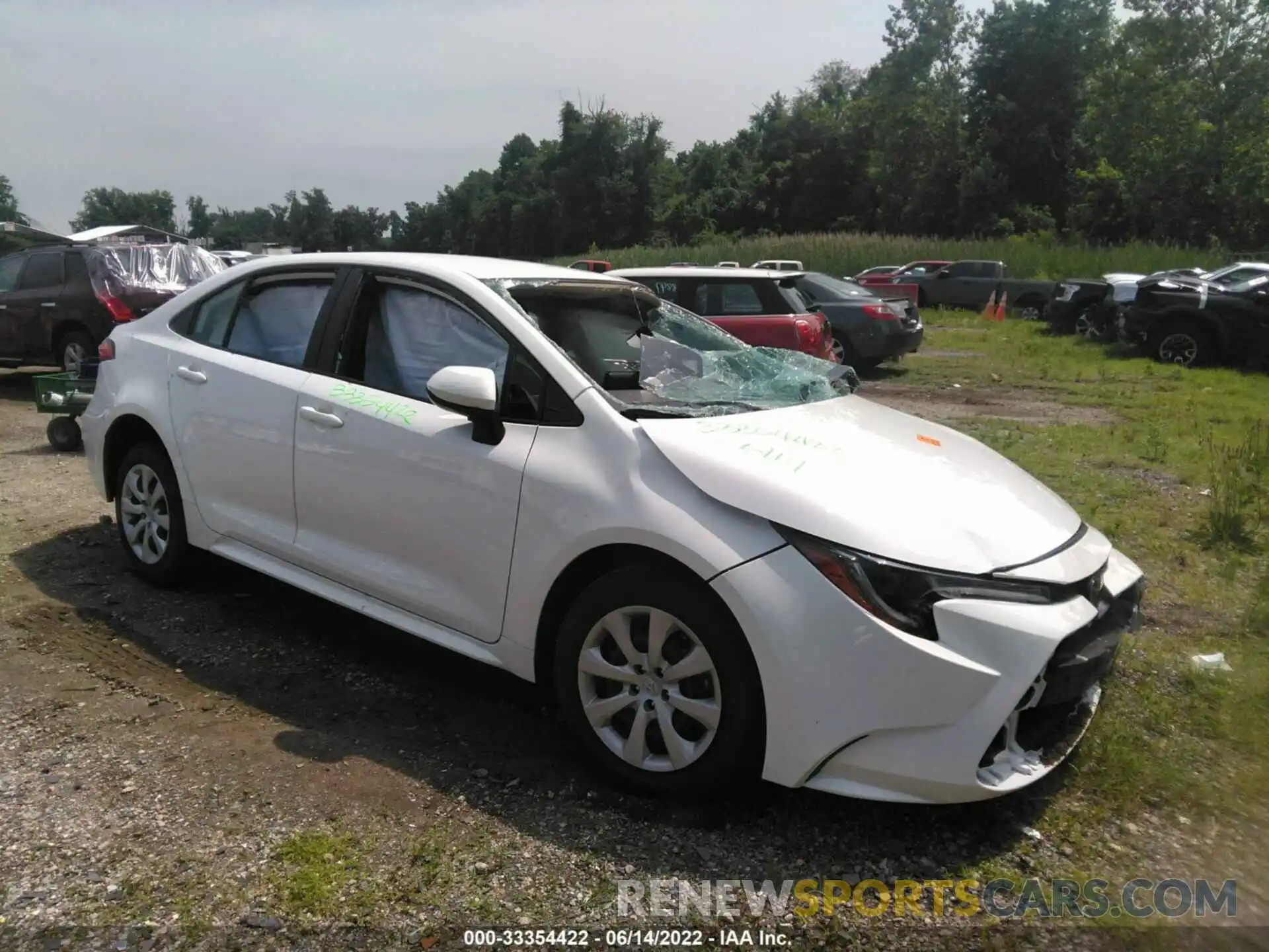 1 Photograph of a damaged car JTDEPMAE7N3012896 TOYOTA COROLLA 2022