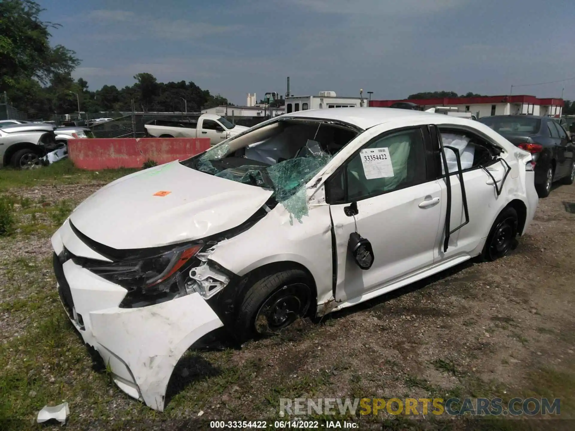 2 Photograph of a damaged car JTDEPMAE7N3012896 TOYOTA COROLLA 2022