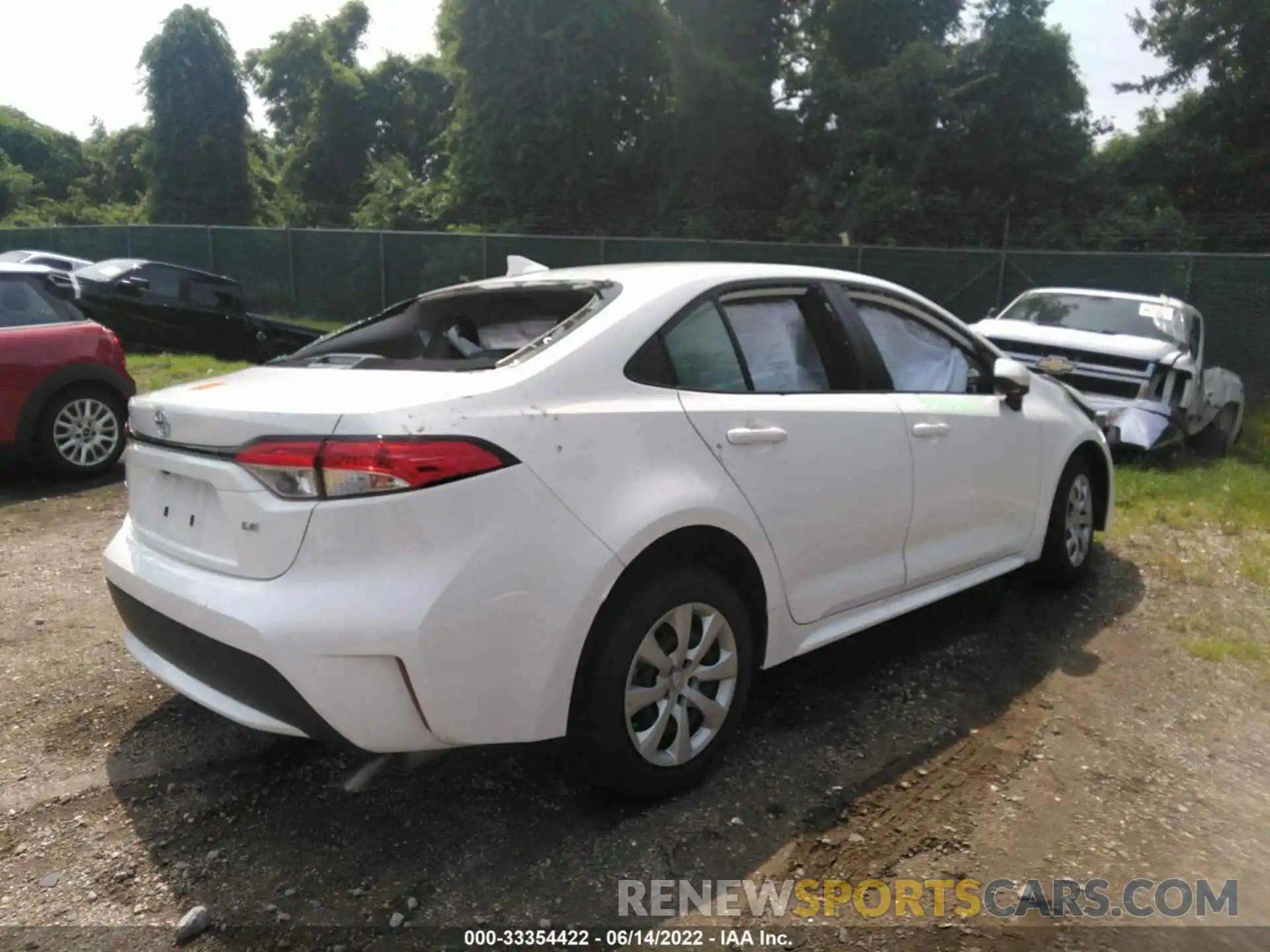 4 Photograph of a damaged car JTDEPMAE7N3012896 TOYOTA COROLLA 2022