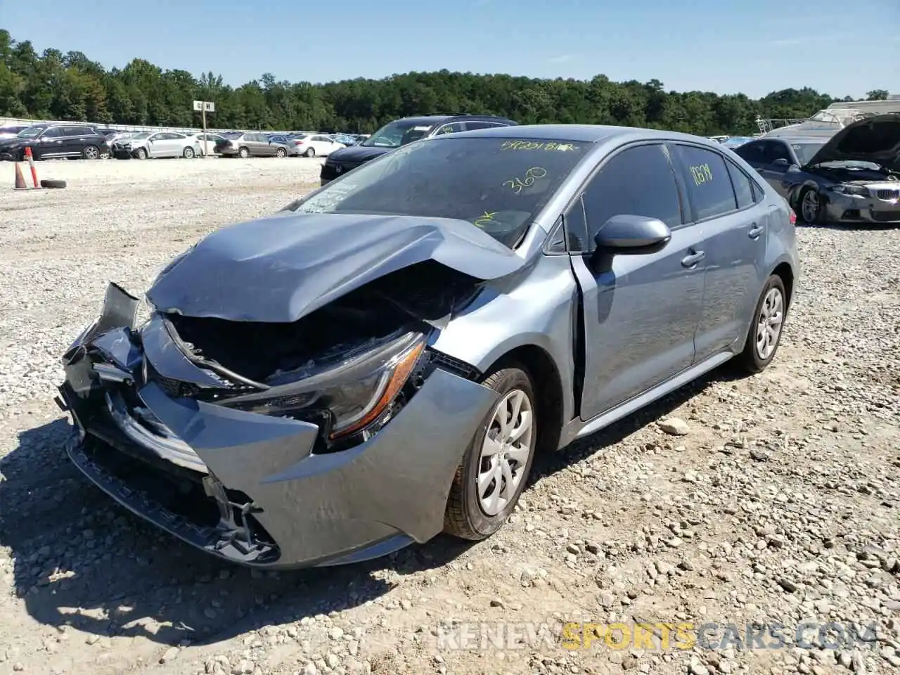 2 Photograph of a damaged car JTDEPMAE7N3014812 TOYOTA COROLLA 2022