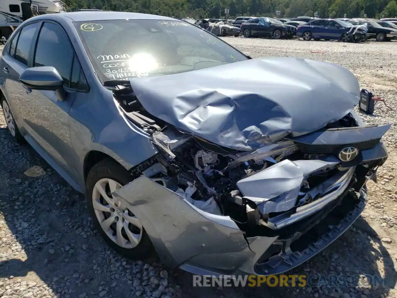 9 Photograph of a damaged car JTDEPMAE7N3014812 TOYOTA COROLLA 2022