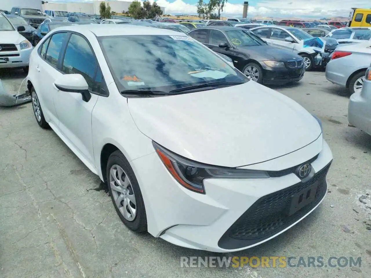 1 Photograph of a damaged car JTDEPMAE7N3015006 TOYOTA COROLLA 2022