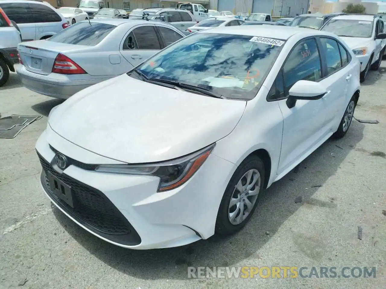 2 Photograph of a damaged car JTDEPMAE7N3015006 TOYOTA COROLLA 2022