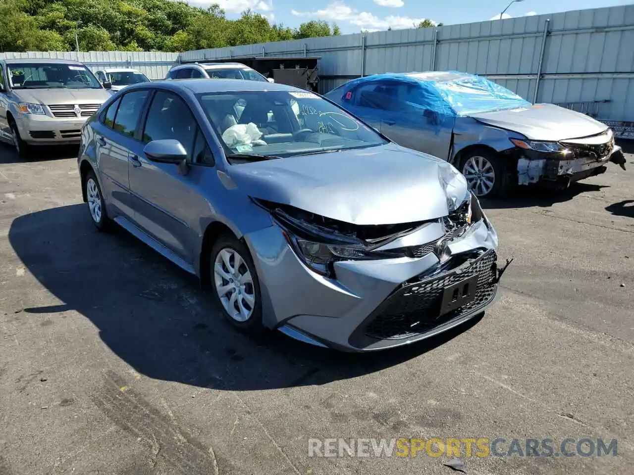 1 Photograph of a damaged car JTDEPMAE7N3020173 TOYOTA COROLLA 2022