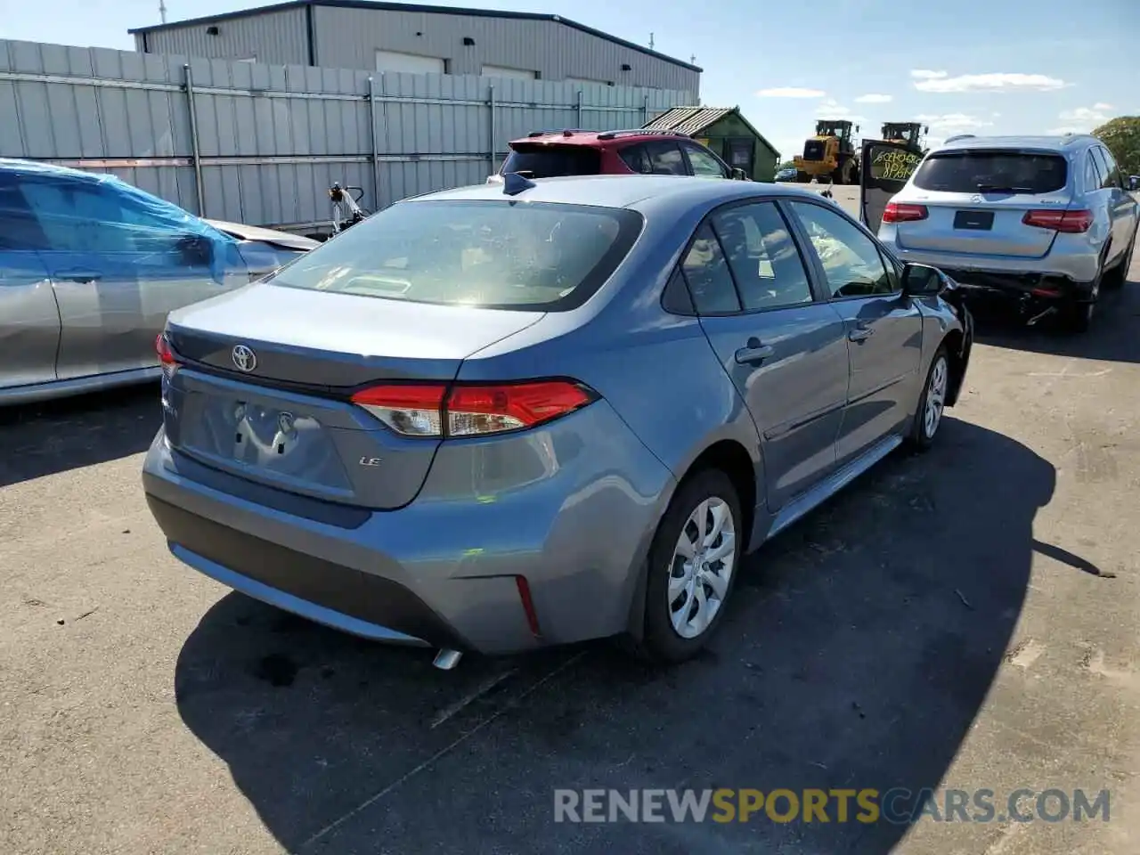 4 Photograph of a damaged car JTDEPMAE7N3020173 TOYOTA COROLLA 2022