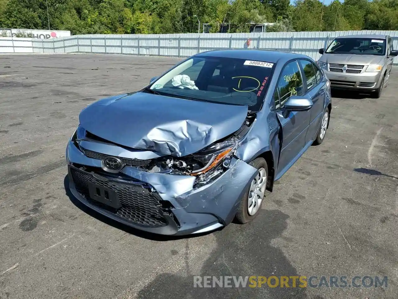 9 Photograph of a damaged car JTDEPMAE7N3020173 TOYOTA COROLLA 2022