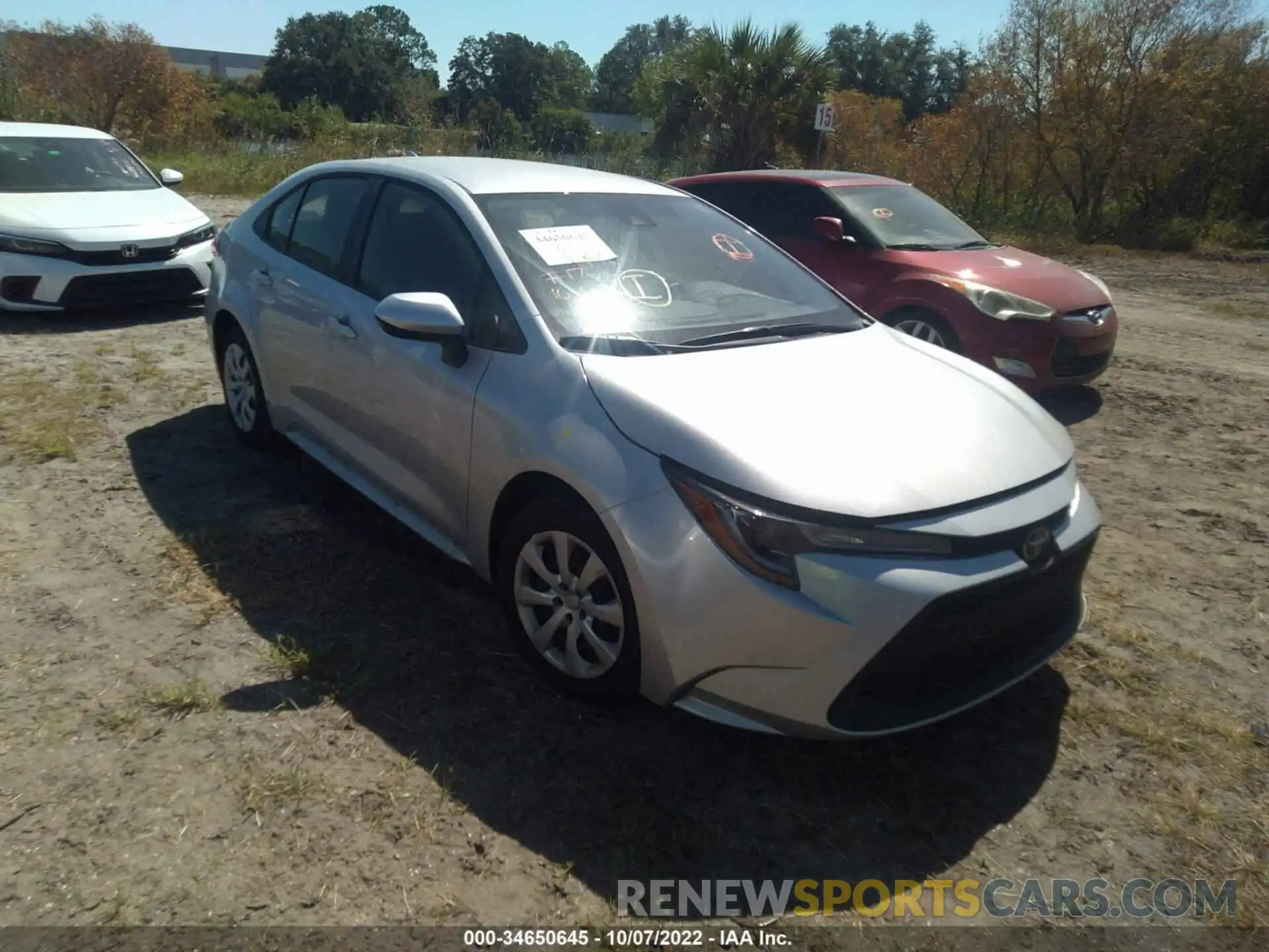 1 Photograph of a damaged car JTDEPMAE7N3025048 TOYOTA COROLLA 2022