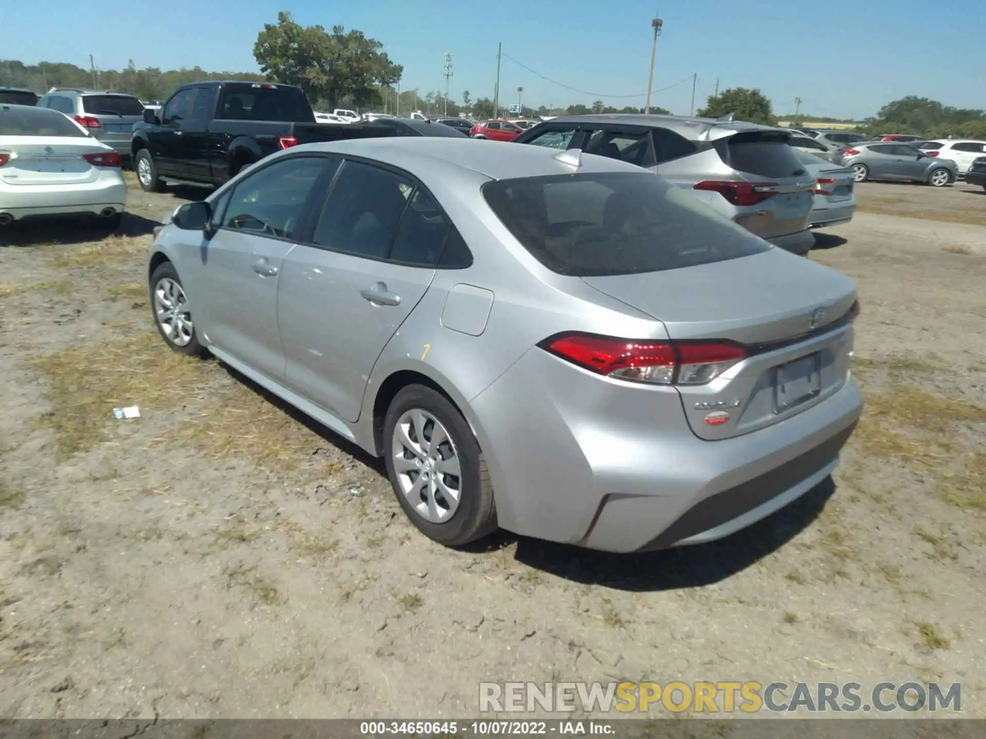 3 Photograph of a damaged car JTDEPMAE7N3025048 TOYOTA COROLLA 2022