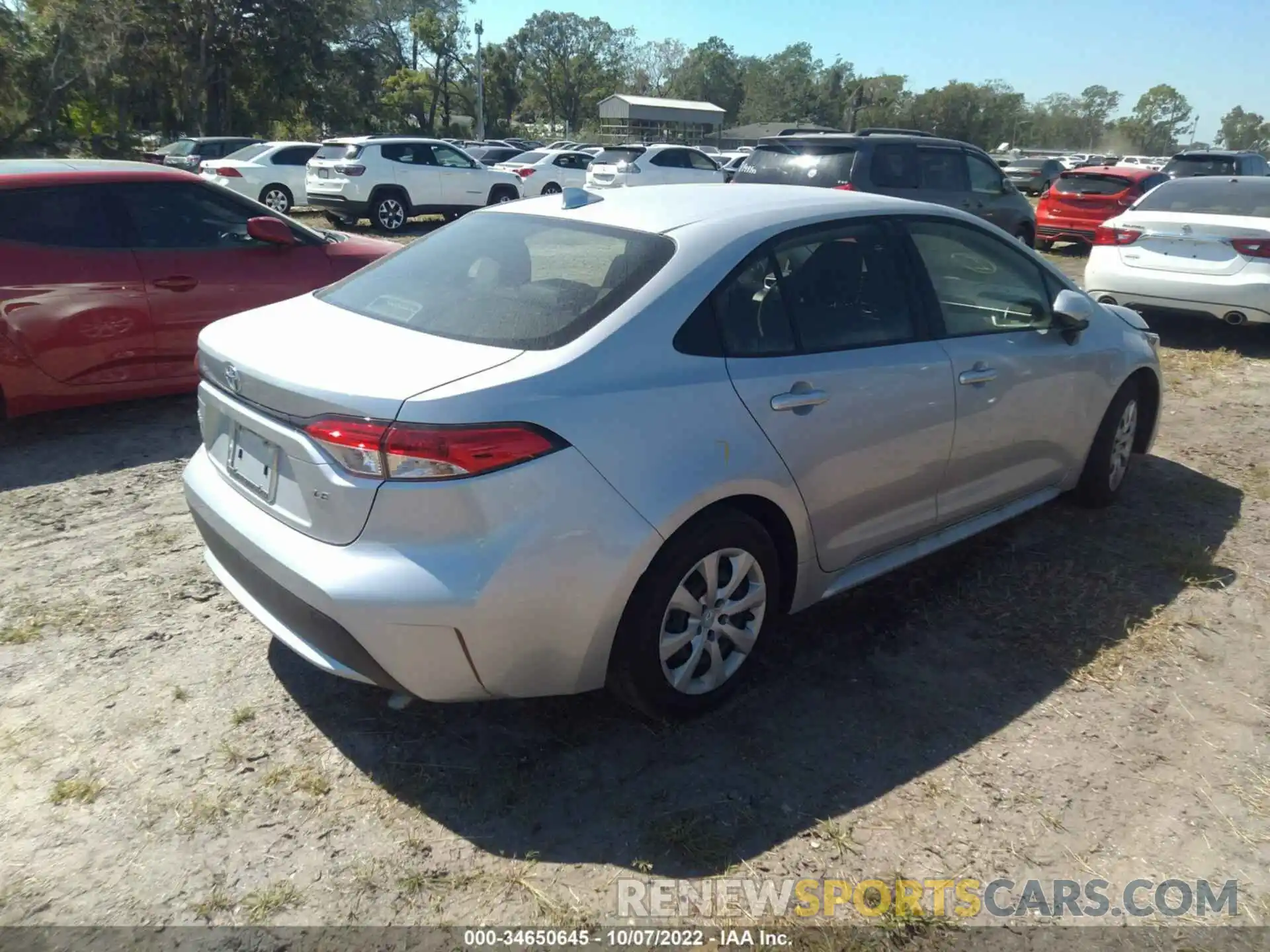 4 Photograph of a damaged car JTDEPMAE7N3025048 TOYOTA COROLLA 2022