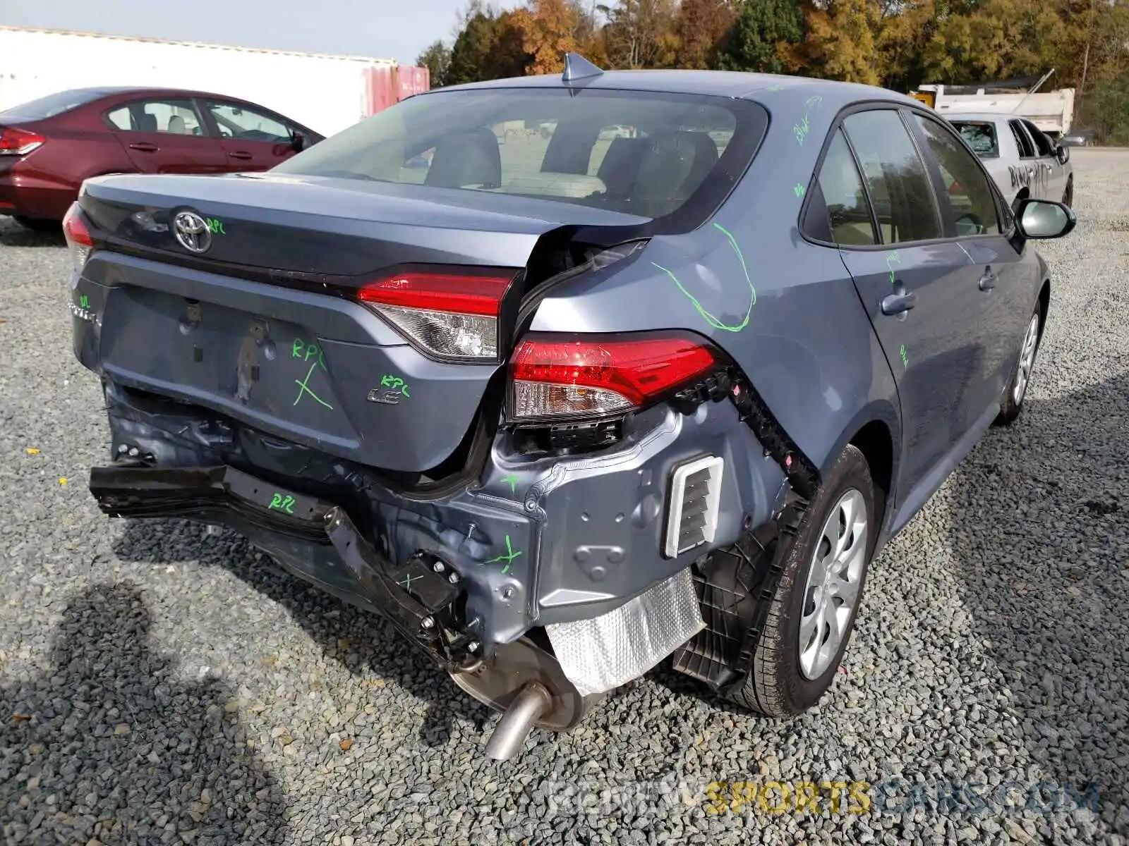 4 Photograph of a damaged car JTDEPMAE7NJ191100 TOYOTA COROLLA 2022