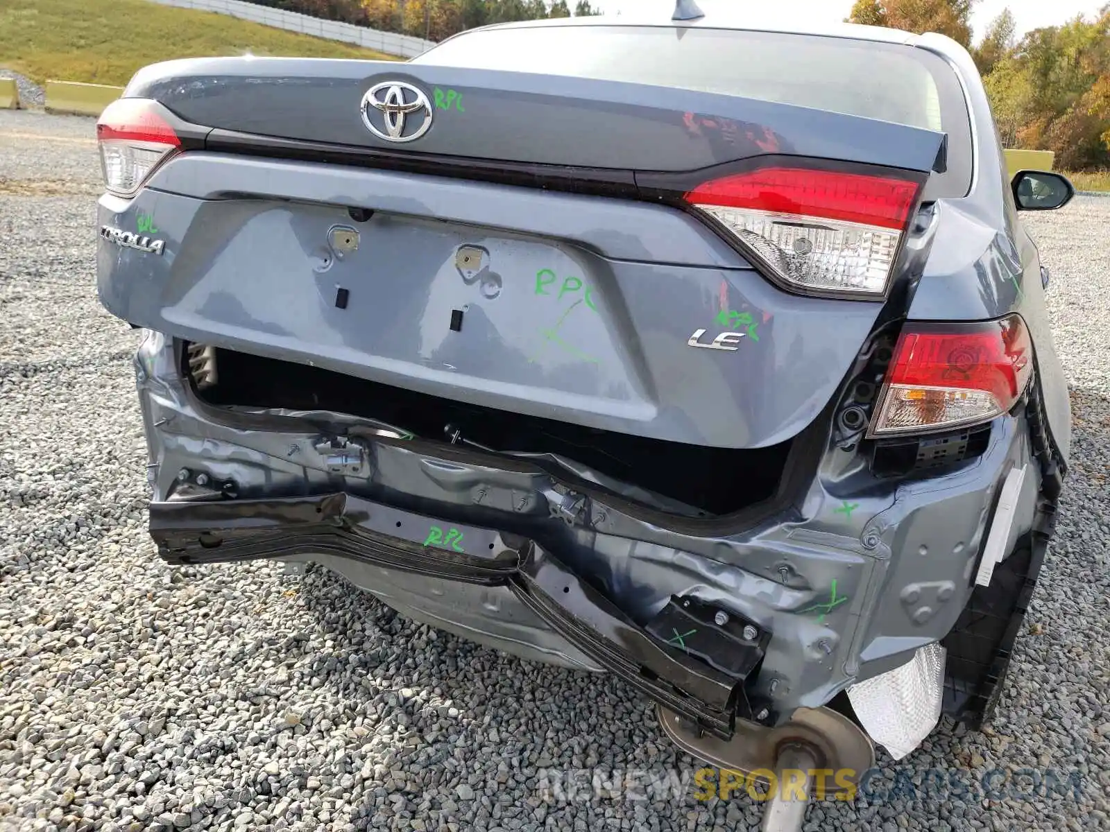 9 Photograph of a damaged car JTDEPMAE7NJ191100 TOYOTA COROLLA 2022