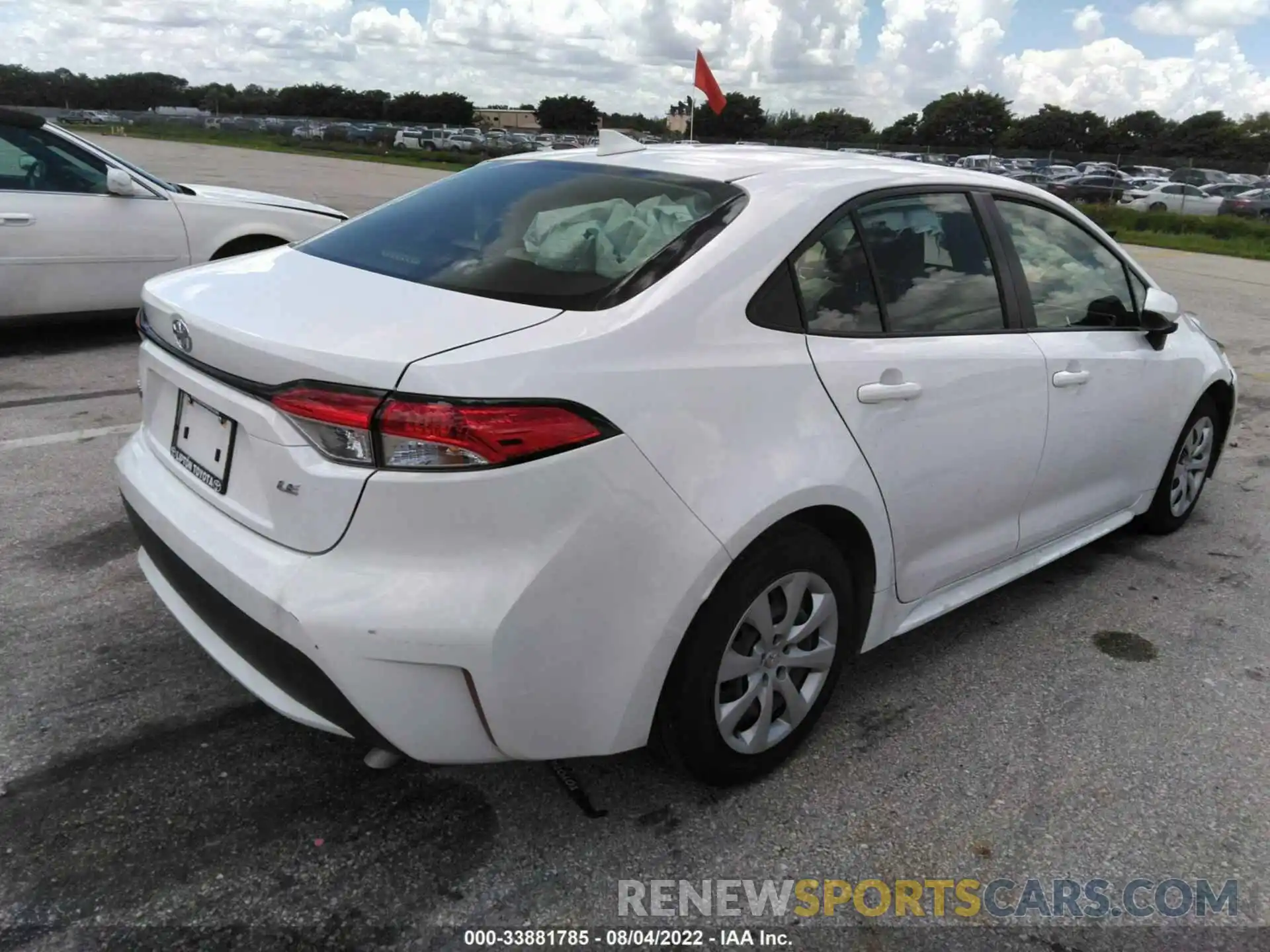 4 Photograph of a damaged car JTDEPMAE7NJ192392 TOYOTA COROLLA 2022