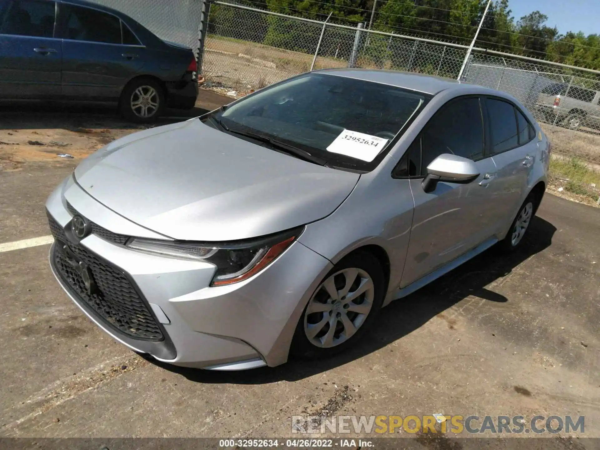 2 Photograph of a damaged car JTDEPMAE7NJ192585 TOYOTA COROLLA 2022