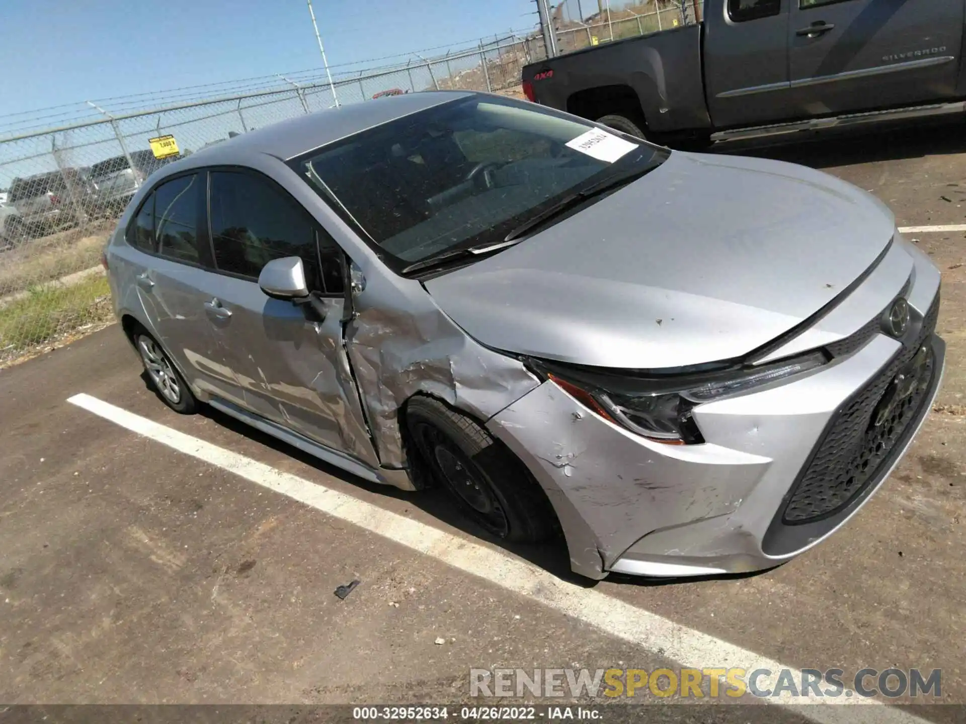 6 Photograph of a damaged car JTDEPMAE7NJ192585 TOYOTA COROLLA 2022