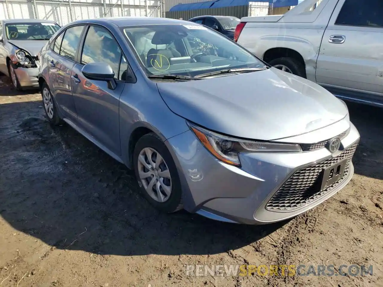 1 Photograph of a damaged car JTDEPMAE7NJ195003 TOYOTA COROLLA 2022