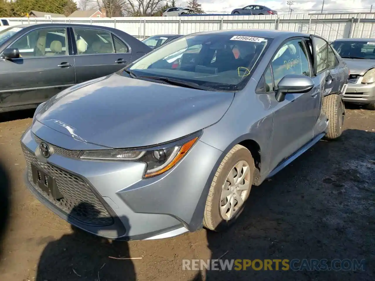 2 Photograph of a damaged car JTDEPMAE7NJ195003 TOYOTA COROLLA 2022