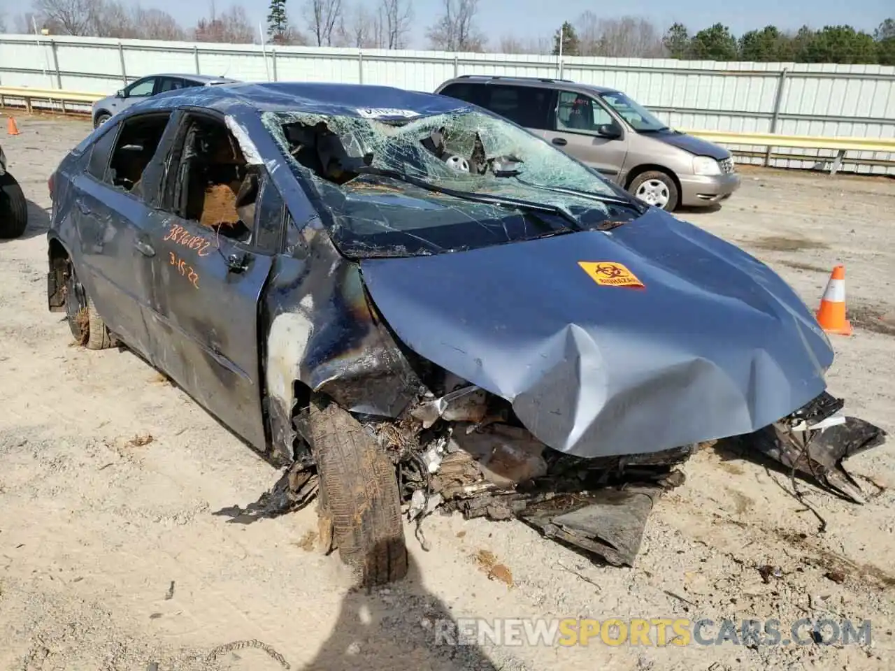 1 Photograph of a damaged car JTDEPMAE7NJ195048 TOYOTA COROLLA 2022