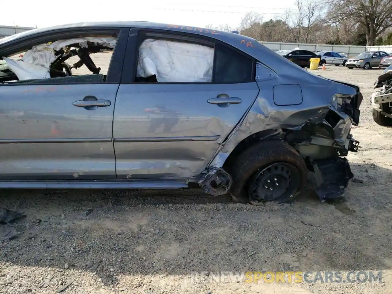 9 Photograph of a damaged car JTDEPMAE7NJ195048 TOYOTA COROLLA 2022