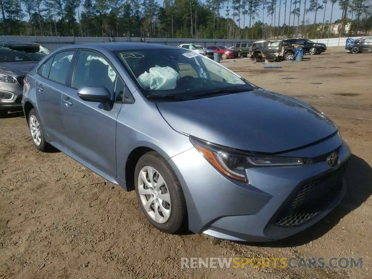 1 Photograph of a damaged car JTDEPMAE7NJ195664 TOYOTA COROLLA 2022