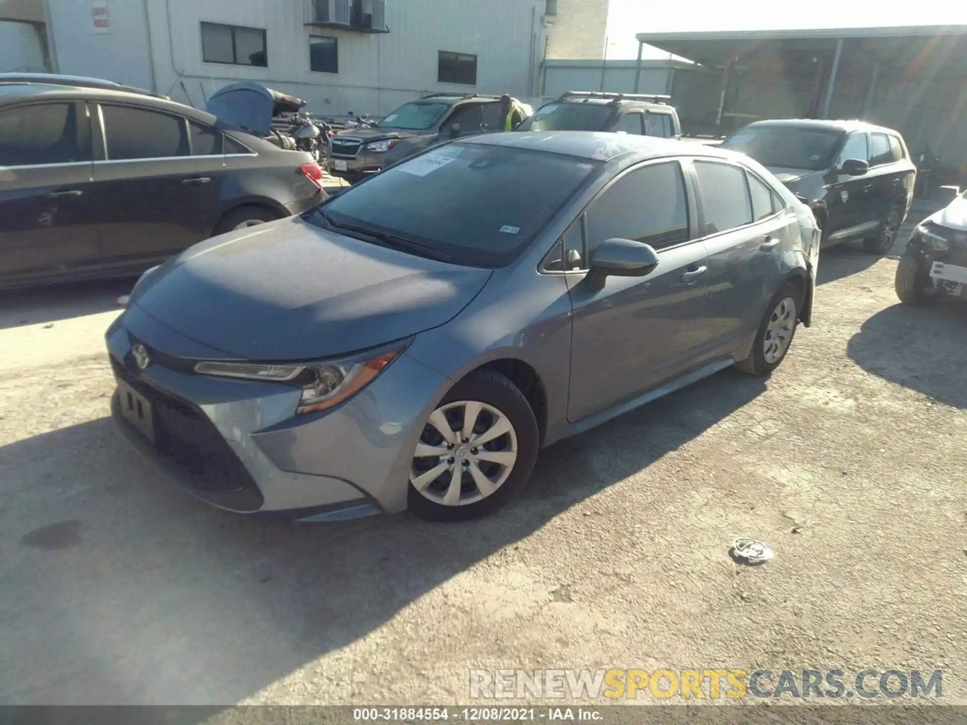 2 Photograph of a damaged car JTDEPMAE7NJ197267 TOYOTA COROLLA 2022