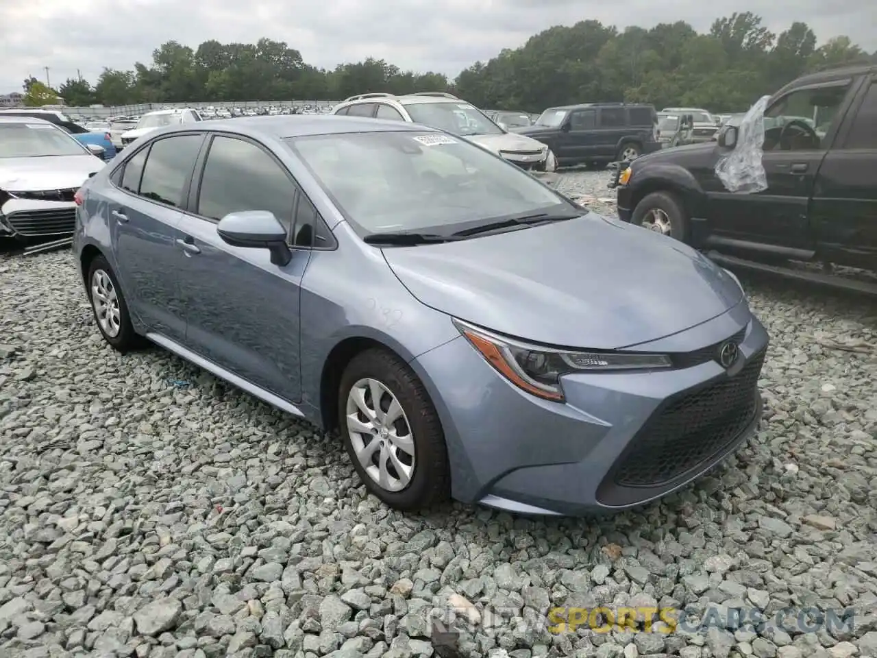 1 Photograph of a damaged car JTDEPMAE7NJ199925 TOYOTA COROLLA 2022