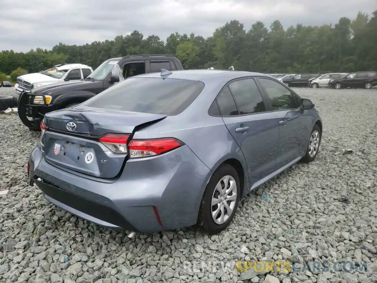 4 Photograph of a damaged car JTDEPMAE7NJ199925 TOYOTA COROLLA 2022