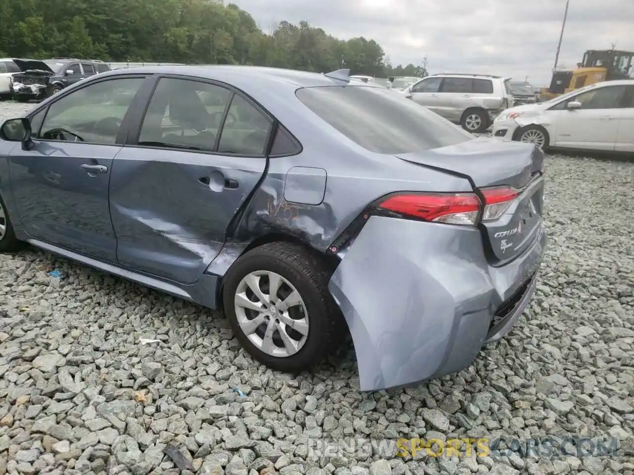 9 Photograph of a damaged car JTDEPMAE7NJ199925 TOYOTA COROLLA 2022