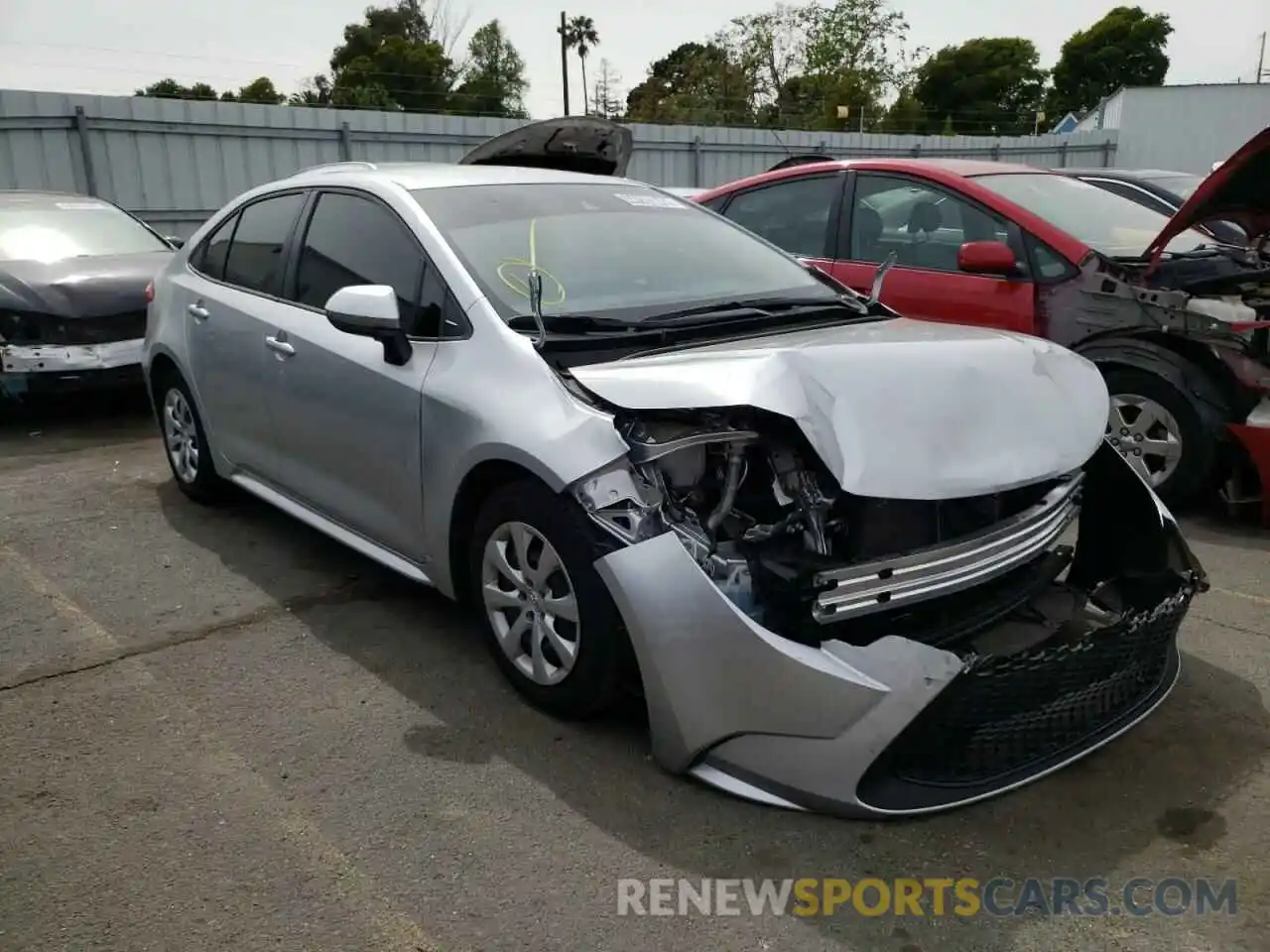 1 Photograph of a damaged car JTDEPMAE7NJ201687 TOYOTA COROLLA 2022