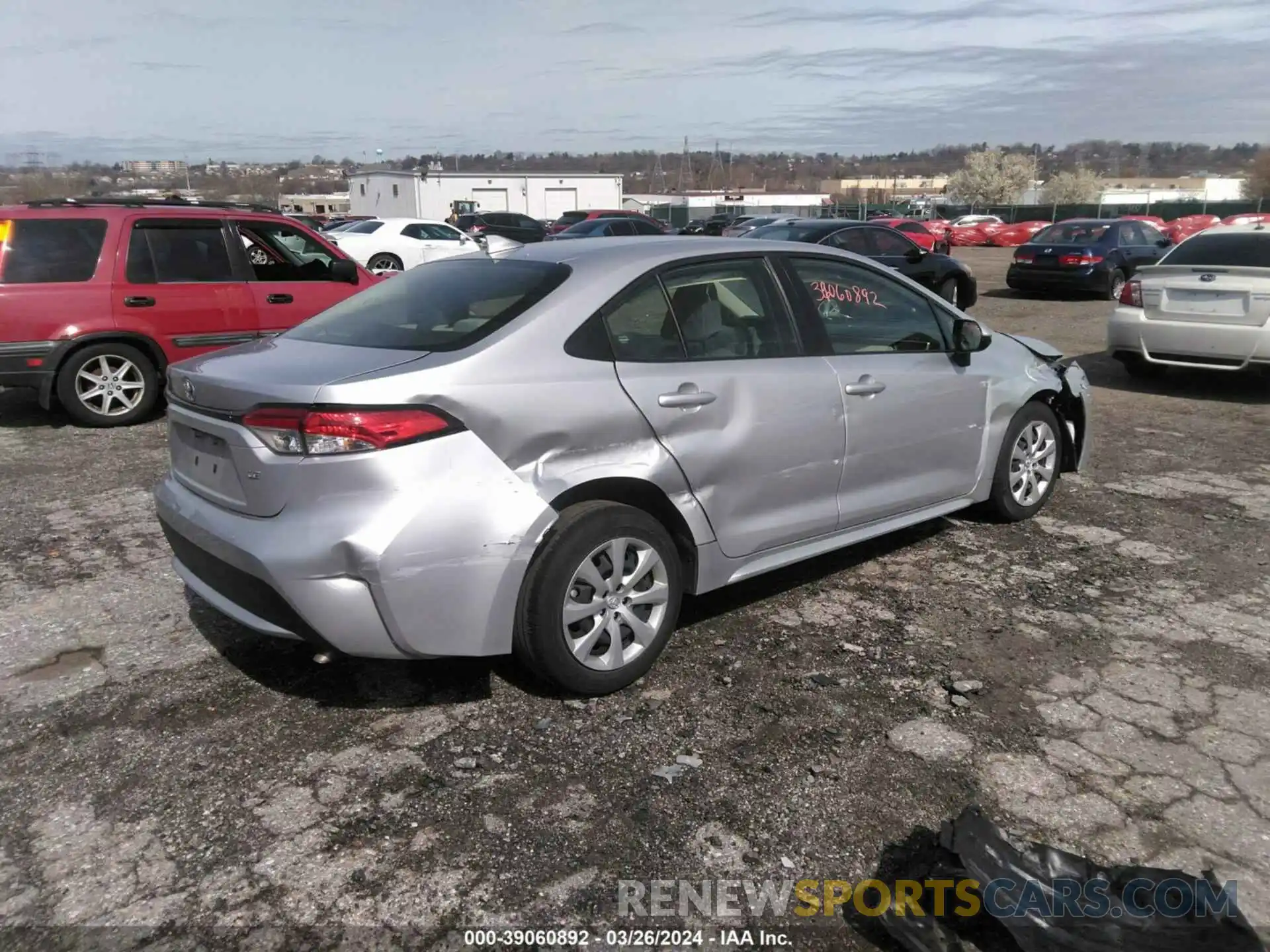 4 Photograph of a damaged car JTDEPMAE7NJ202600 TOYOTA COROLLA 2022