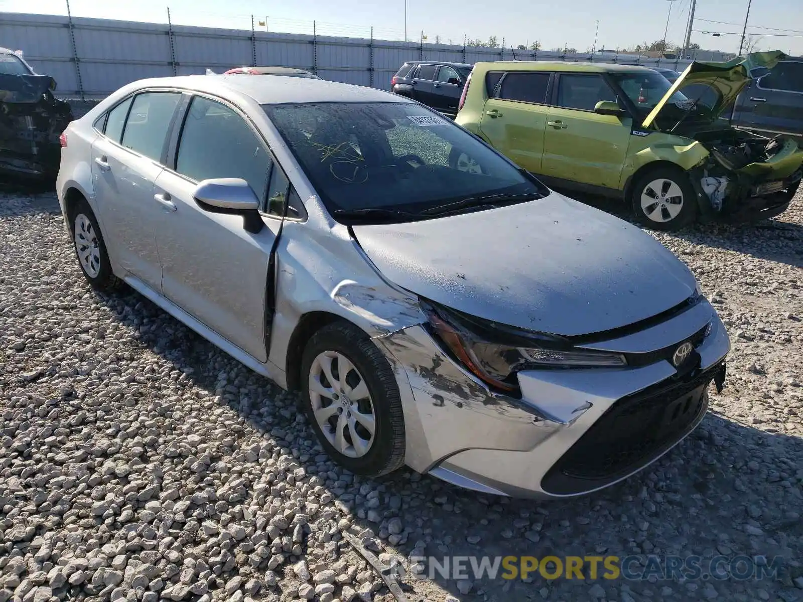 1 Photograph of a damaged car JTDEPMAE7NJ203133 TOYOTA COROLLA 2022