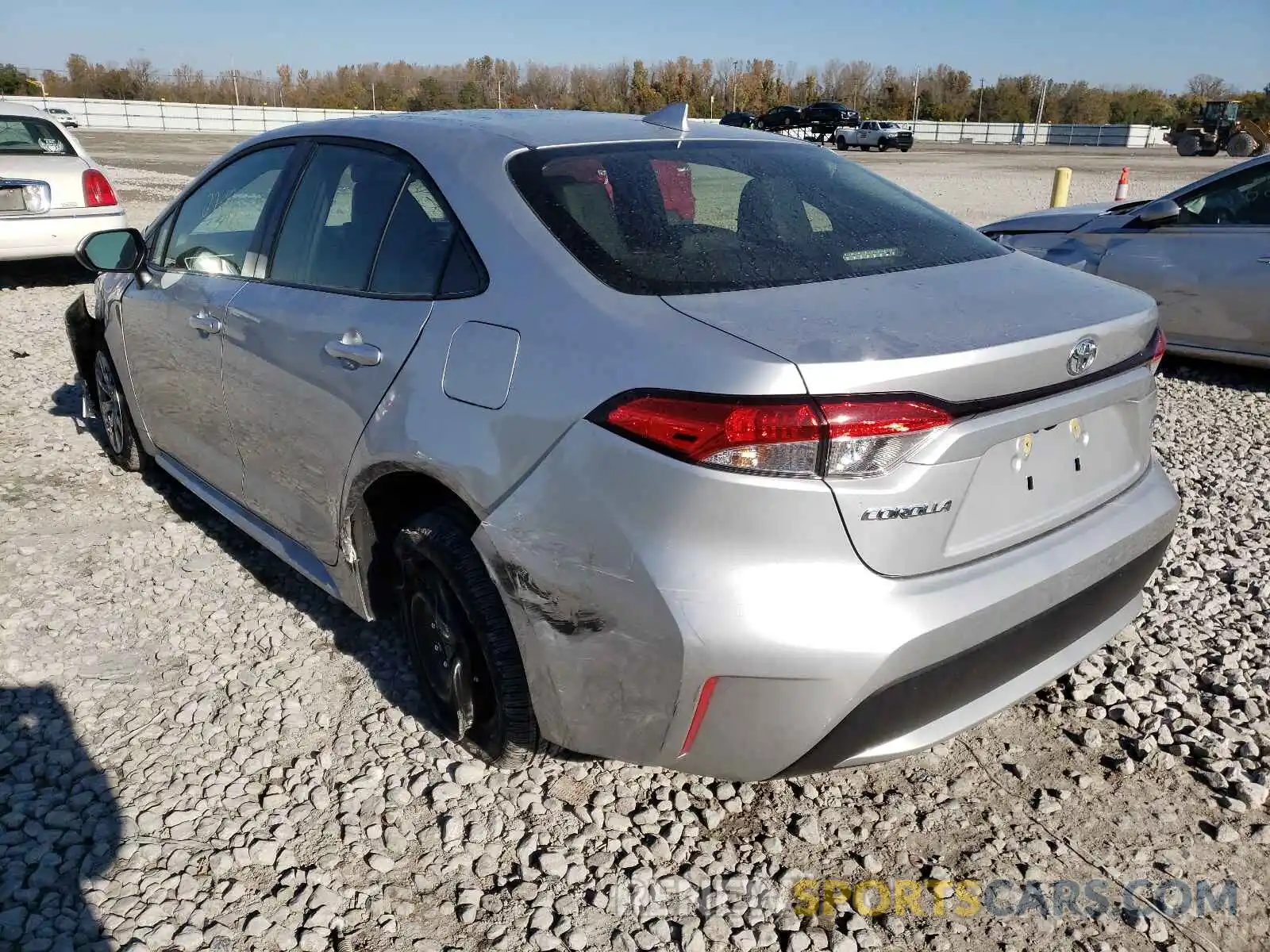 3 Photograph of a damaged car JTDEPMAE7NJ203133 TOYOTA COROLLA 2022