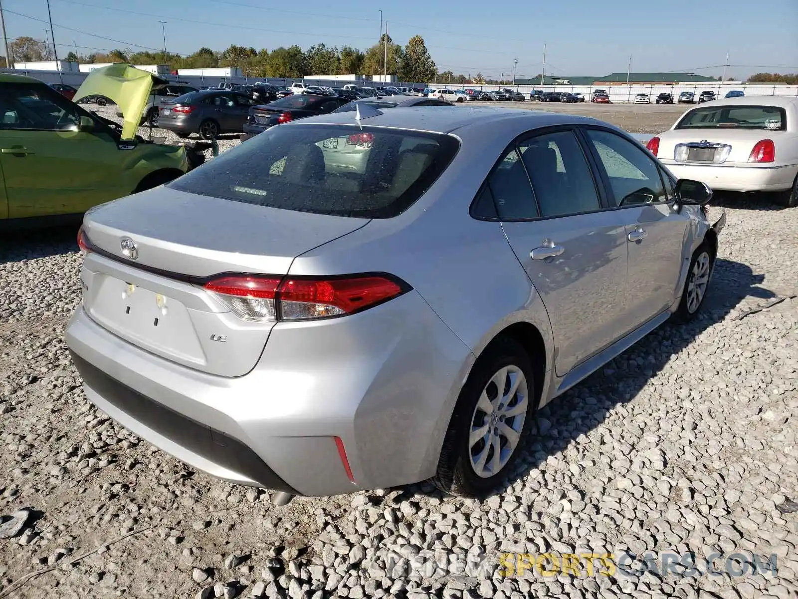 4 Photograph of a damaged car JTDEPMAE7NJ203133 TOYOTA COROLLA 2022