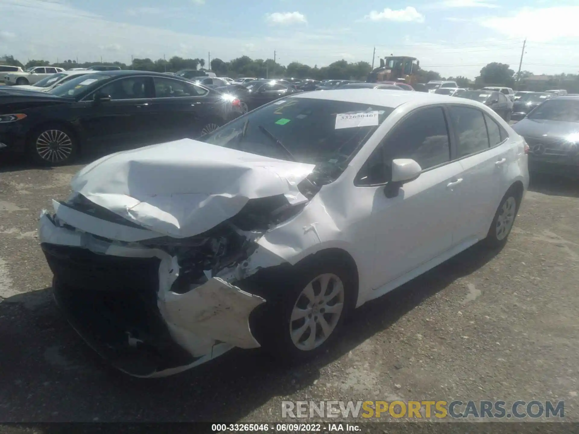 2 Photograph of a damaged car JTDEPMAE7NJ204248 TOYOTA COROLLA 2022