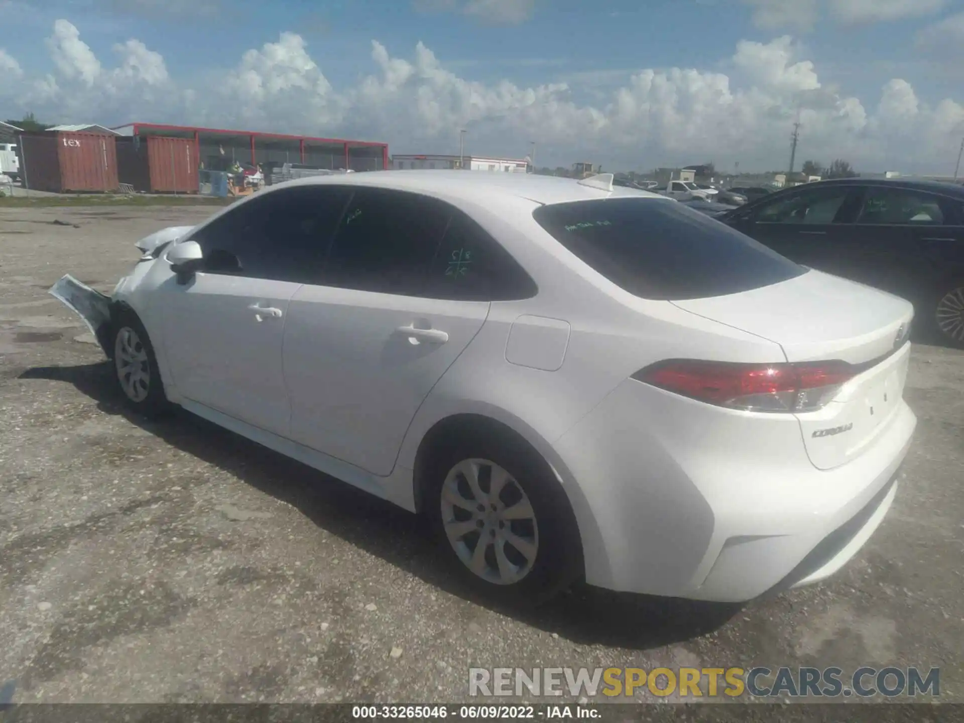 3 Photograph of a damaged car JTDEPMAE7NJ204248 TOYOTA COROLLA 2022