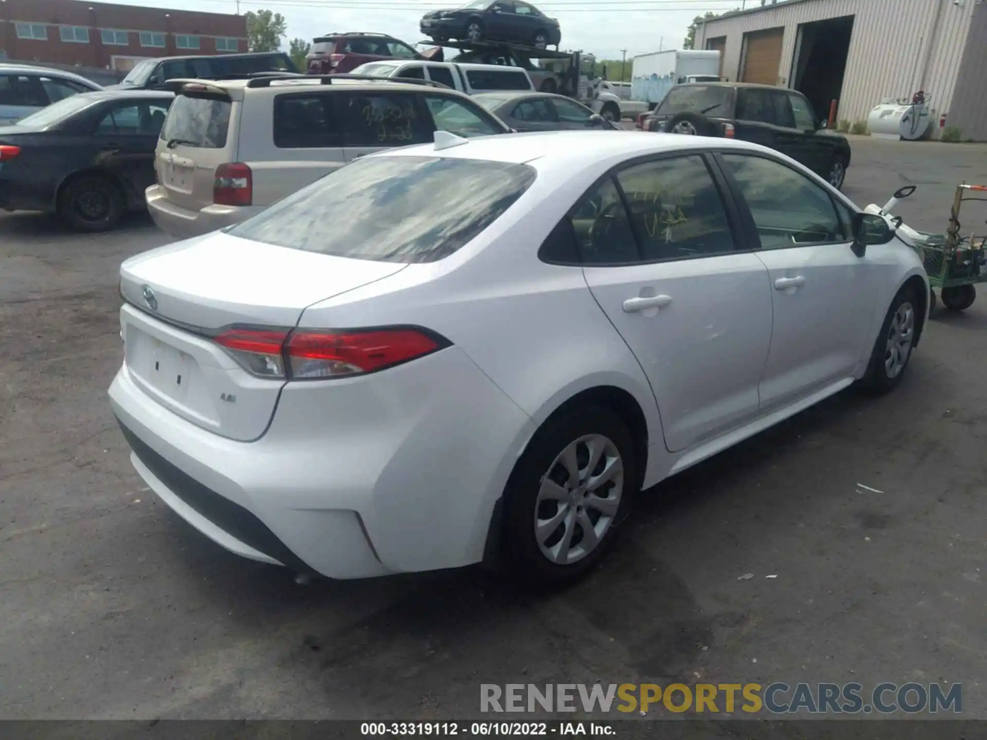 4 Photograph of a damaged car JTDEPMAE7NJ206095 TOYOTA COROLLA 2022