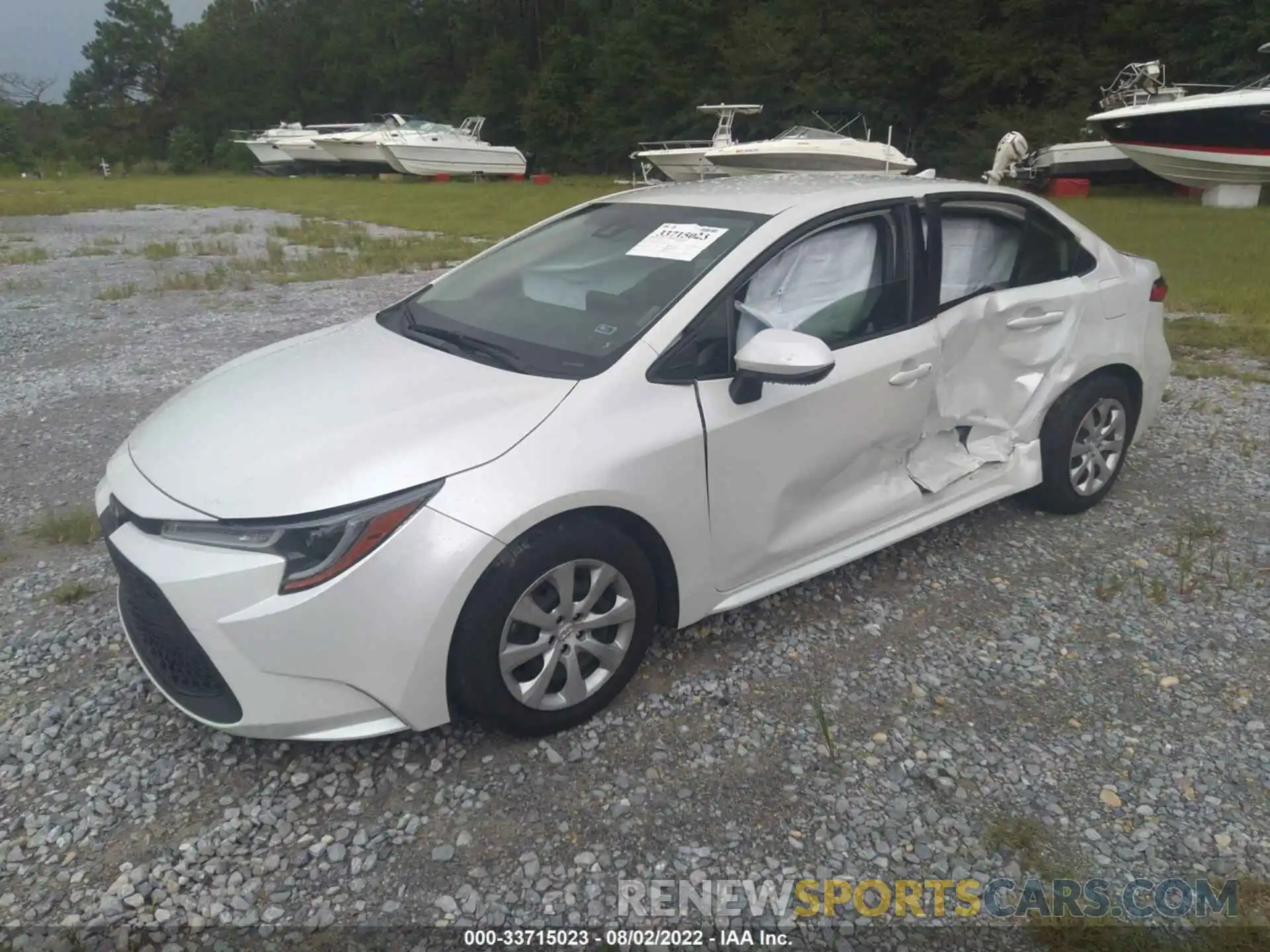 2 Photograph of a damaged car JTDEPMAE7NJ207344 TOYOTA COROLLA 2022