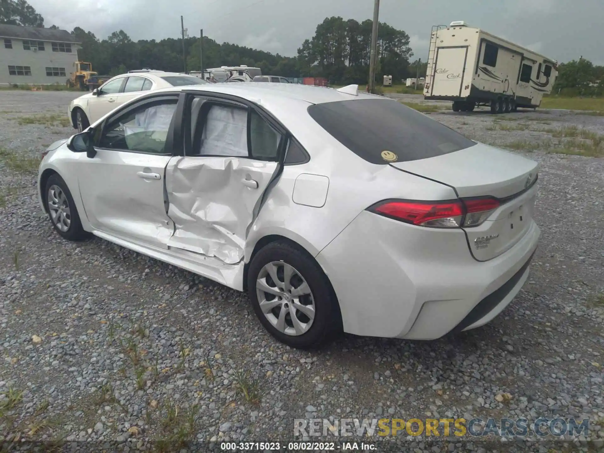 3 Photograph of a damaged car JTDEPMAE7NJ207344 TOYOTA COROLLA 2022