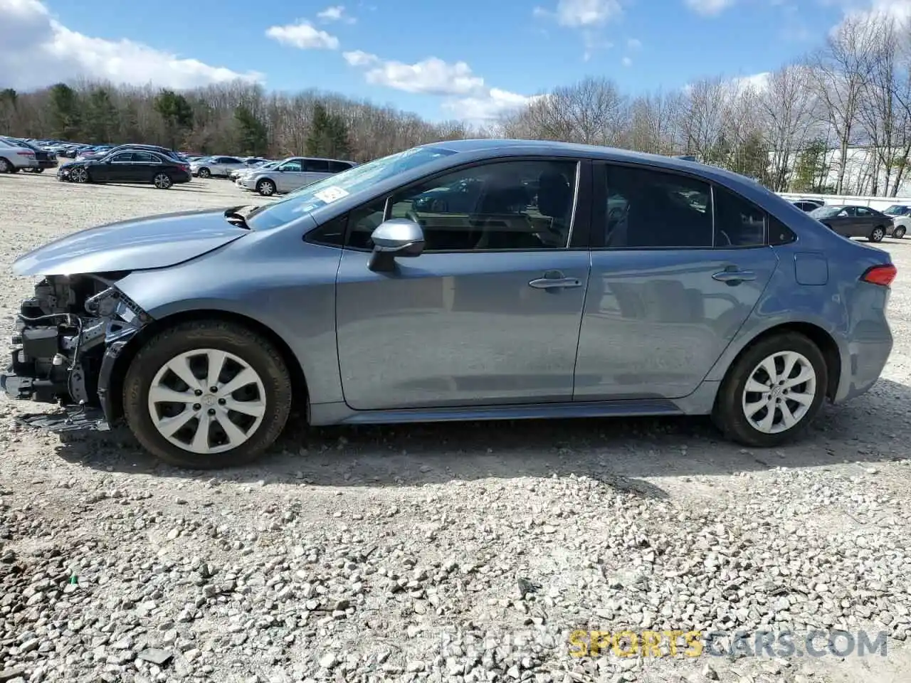 1 Photograph of a damaged car JTDEPMAE7NJ207618 TOYOTA COROLLA 2022