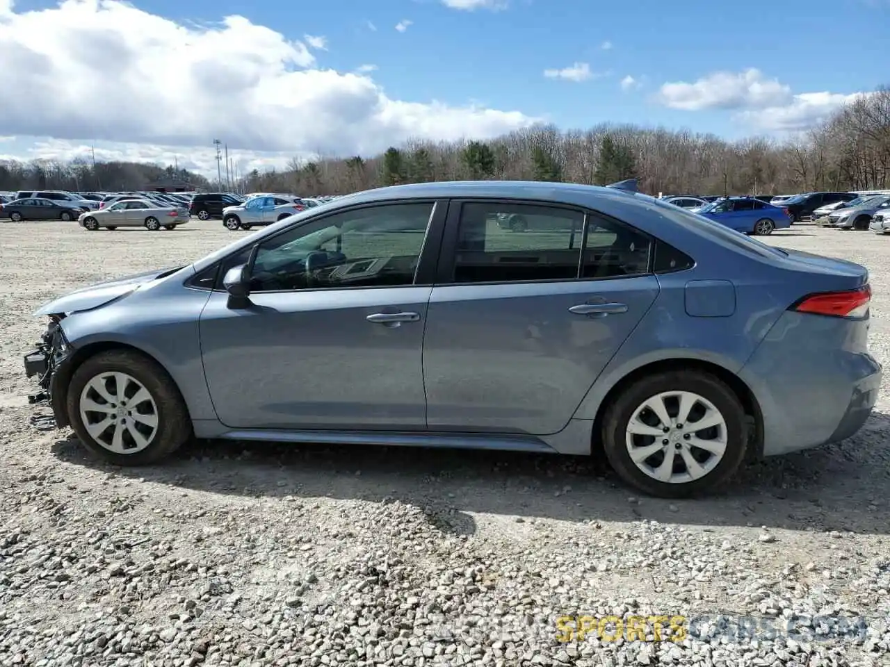 2 Photograph of a damaged car JTDEPMAE7NJ207618 TOYOTA COROLLA 2022