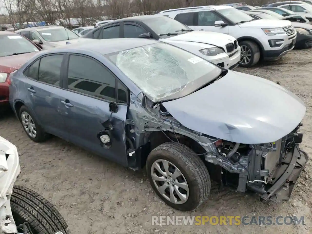 4 Photograph of a damaged car JTDEPMAE7NJ207618 TOYOTA COROLLA 2022