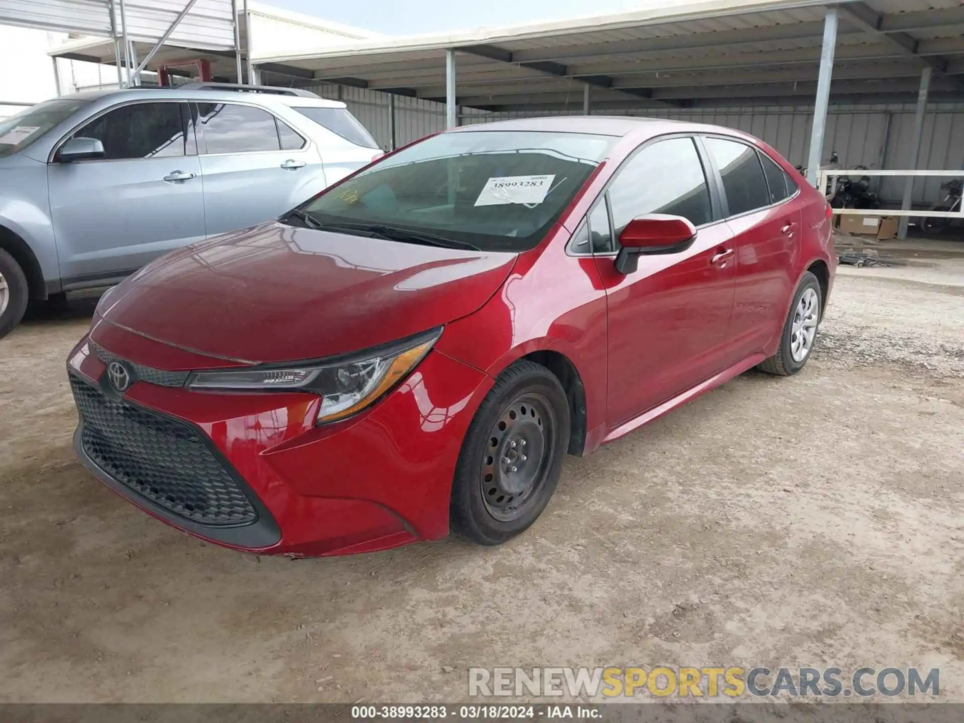 2 Photograph of a damaged car JTDEPMAE7NJ210843 TOYOTA COROLLA 2022